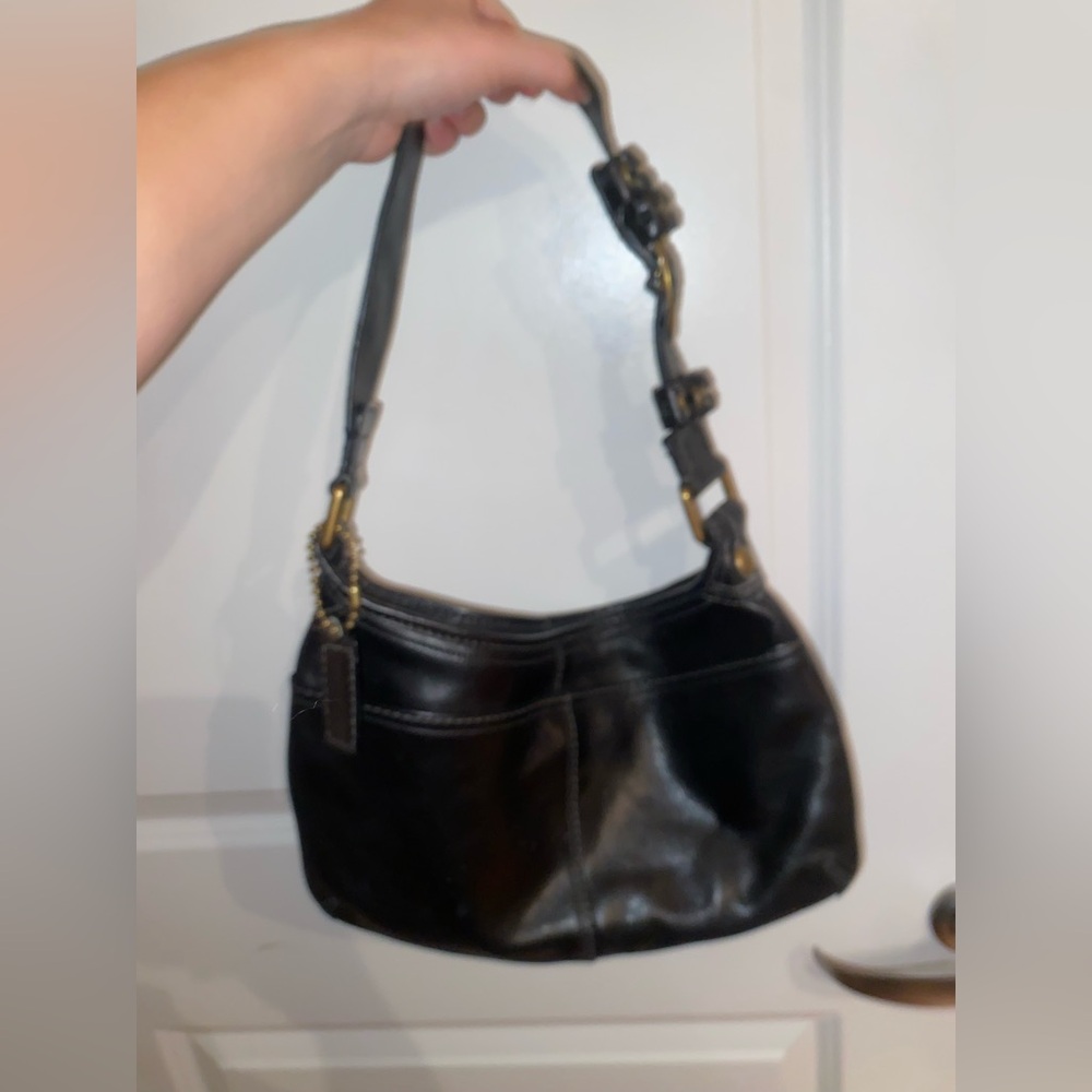 COACH Bleeker Hobo Bag - Black - Picture 6 of 8